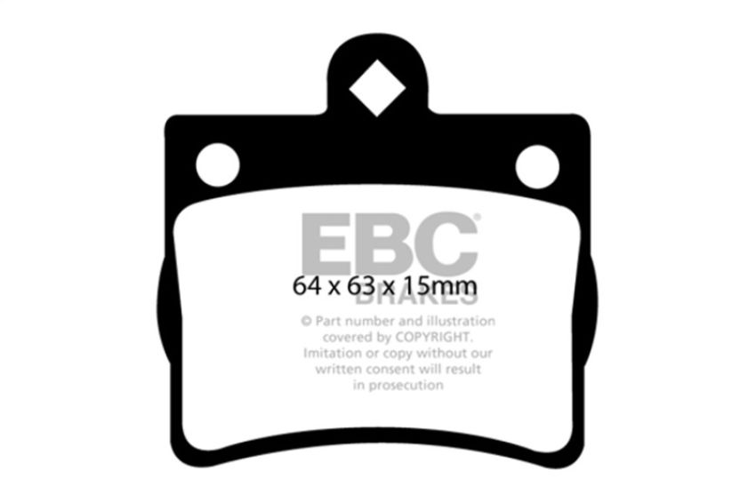 EBC Brakes DP41135R Yellowstuff Street And Track Brake Pads