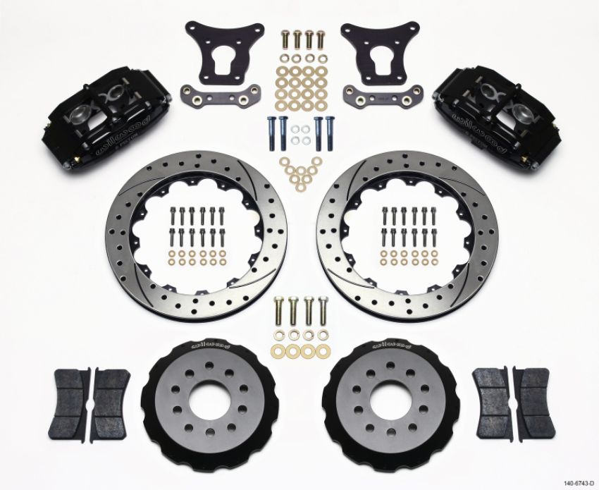 Wilwood 140-6743-D BNSL6 Front Kit 12.88in Drilled 93-97 Camaro/Firebird