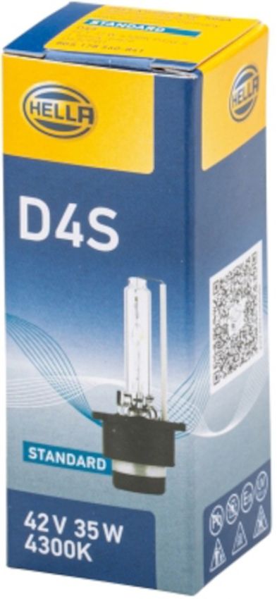 Hella D4S 4300 K HELLA D4S 4300 K Standard Series Xenon Light Bulb