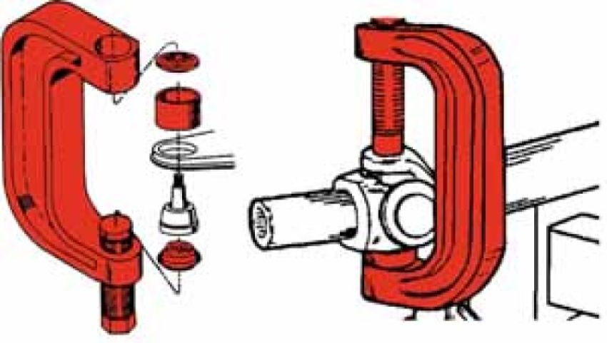 SPECIALTY PRODUCTS COMPANY 72509 BALL JOINT PRESS W/ADAPTORS