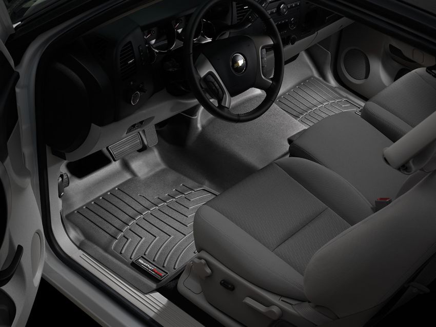 WEATHERTECH WEA442941 07- GM P/U Crew Cab Front Floor Liners Black