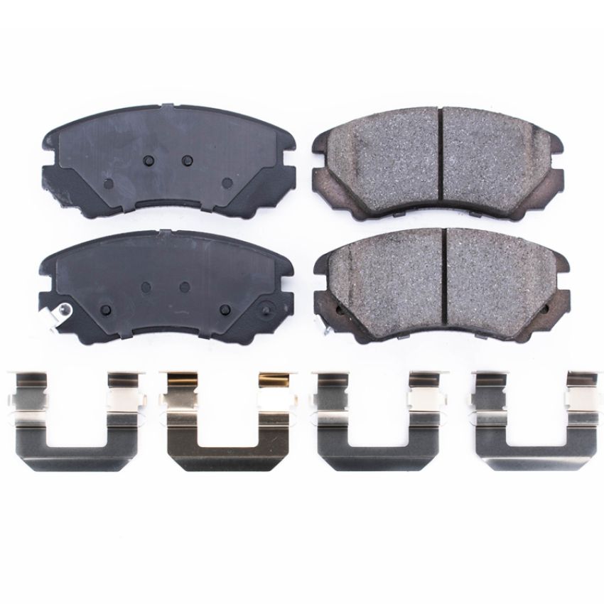 PowerStop 17-924 PowerStop - Z17 Low-Dust Ceramic Brake Pads with Hardware