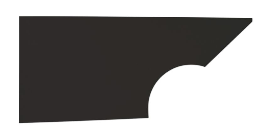FIVESTAR FIV34001-27351-BR Qtr Panel High Impact Plastic Black Right
