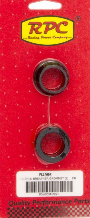 RACING POWER CO-PACKAGED RPCR4996 1-1/4 OD X 1 ID Alum V/C Breather Grommets 2pk