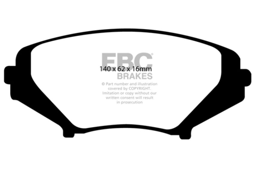 EBC Brakes DP31665C Redstuff Ceramic Low Dust Brake Pads