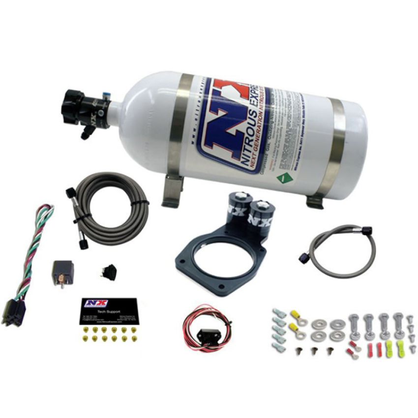 Nitrous Express 20931-10 5TH GEN CAMARO PLATE SYSTEM (50-150HP) 200HP-225HP JETTING AVAILABLE 10LB BOTTLE
