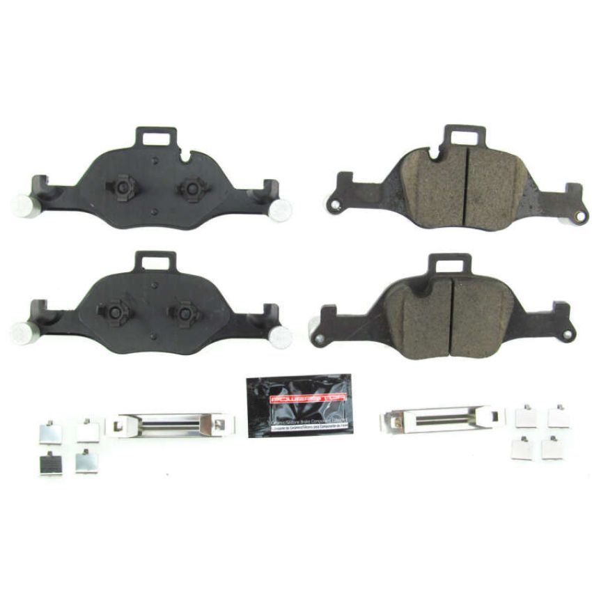 PowerStop Z23-2060 PowerStop - Z23 Daily Driver Carbon-Fiber Ceramic Brake Pads with Hardware Kit
