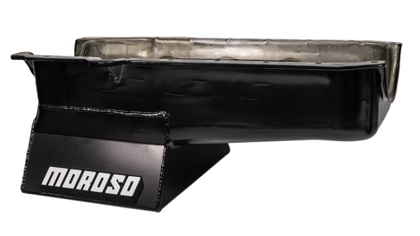 MOROSO MOR20206 SBC Street/Strip Oil Pan 86-Up 1-Piece Rear Main