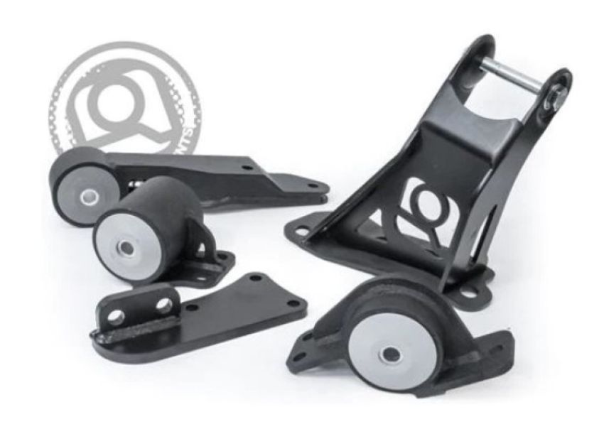 Innovative Mounts 90754-85A Innovative 00-07 Honda Insight K-Series Black Steel Mounts 85A Bushings (Auto to Manual)