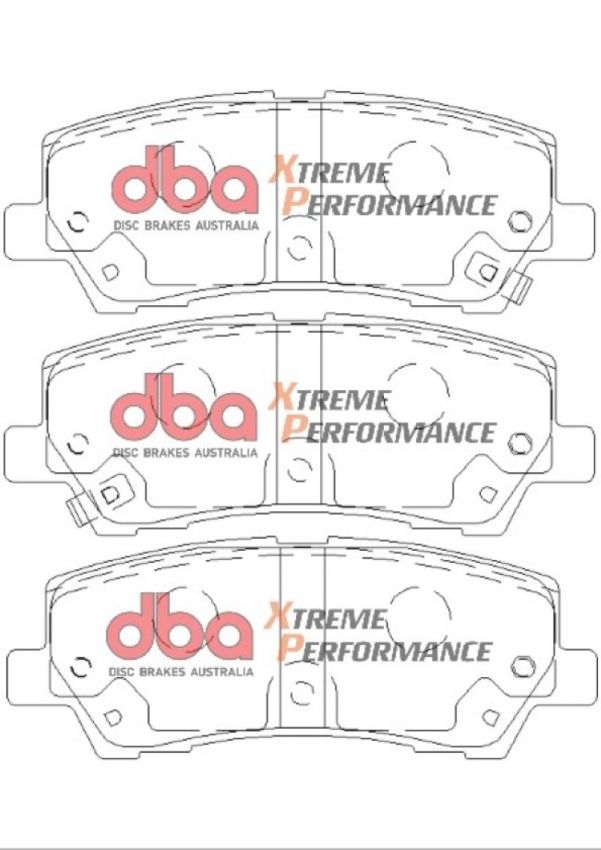 DBA 15-17 Ford Mustang GT V8 w/Brembo Brakes XP650 Rear Brake Pads