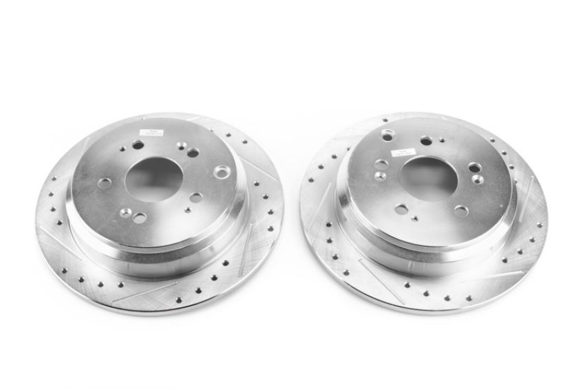 PowerStop JBR990XPR PowerStop Evolution Performance Drilled, Slotted & Plated Brake Rotor Pair