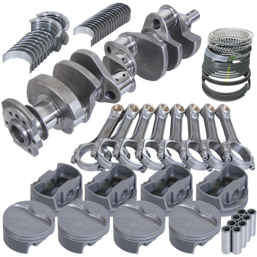 Eagle B13057E030 Chevrolet 350 Small Block Balanced 2Pc Seal Street & Strip Rotating Assembly Kit 3.75in Stroke
