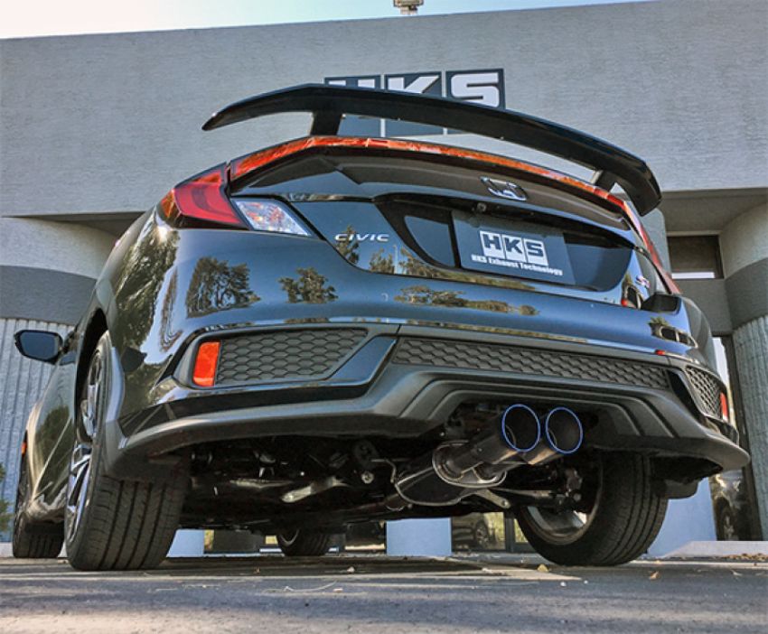 HKS 31006-BH001 Hi-Power Muffler for Civic SI Coupe (FC3)