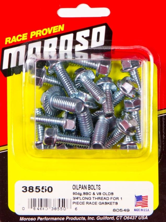 MOROSO MOR38550 Sb Chevy Oil Pan Bolts
