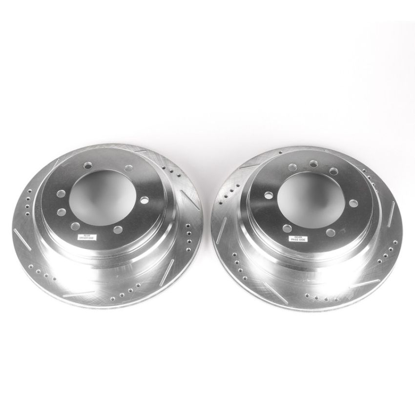 PowerStop JBR1578XPR PowerStop Evolution Performance Drilled, Slotted & Plated Brake Rotor Pair