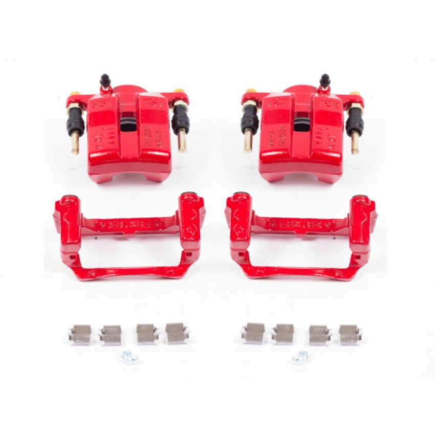 PowerStop S3316 Red Powder Coated Calipers