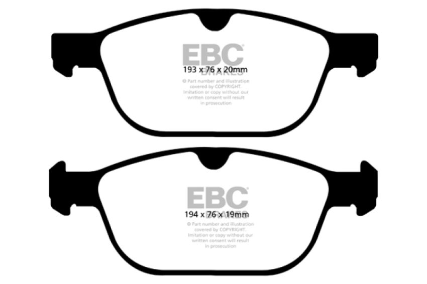 EBC Brakes DP32018C Redstuff Ceramic Low Dust Brake Pads