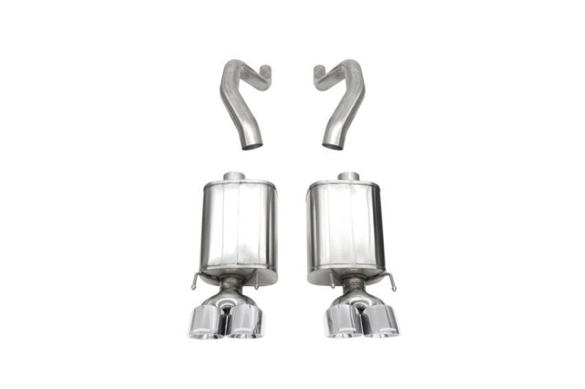 CORSA Performance 21077 Corsa 06-13 Chevy Corvette C6 Z06 7.0L / 09-13 ZR1 6.2L Polished AxleBack Exhaust w/4.5in Twin Tips