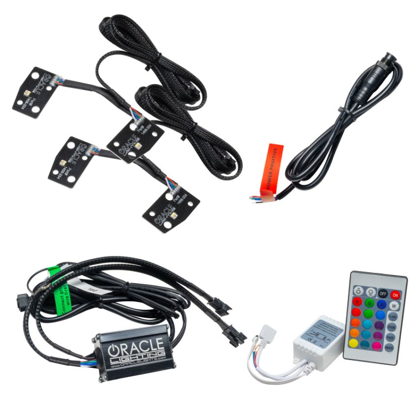 Oracle Lighting 1468-504 2021 Ford Bronco ColorSHIFT(tm) RGB+W Headlight Halo Upgrade Kit
