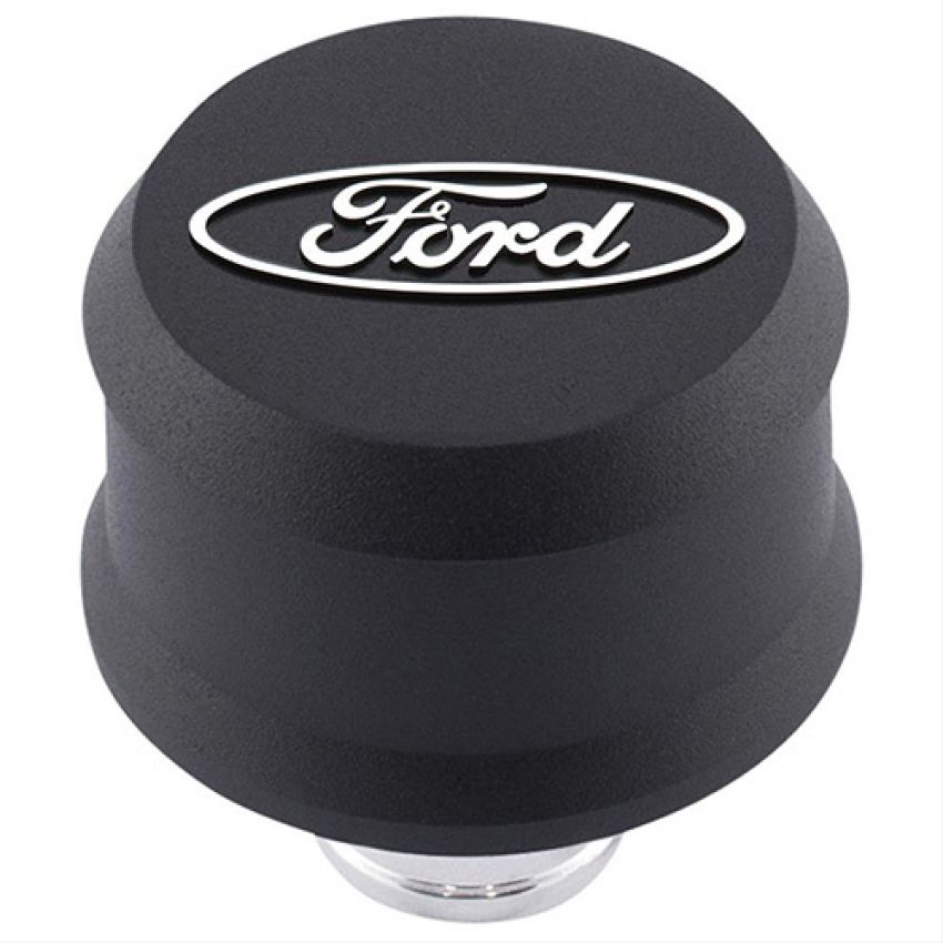 Ford Racing 302-435 Ford Slant Edge Breather-Black