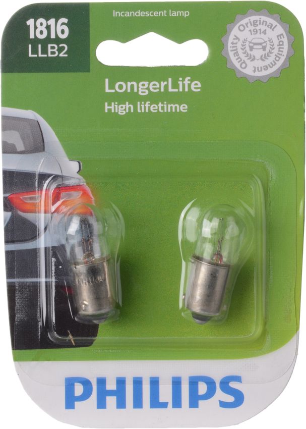 Philips 1816LLB2 Philips LongerLife Miniature 1816LL