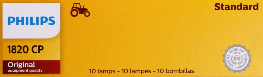 Philips 1820CP Philips Standard Miniature 1820 Pack of 10