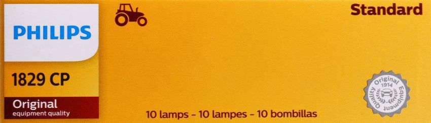 Philips 1829CP Philips Standard Miniature 1829 Pack of 10