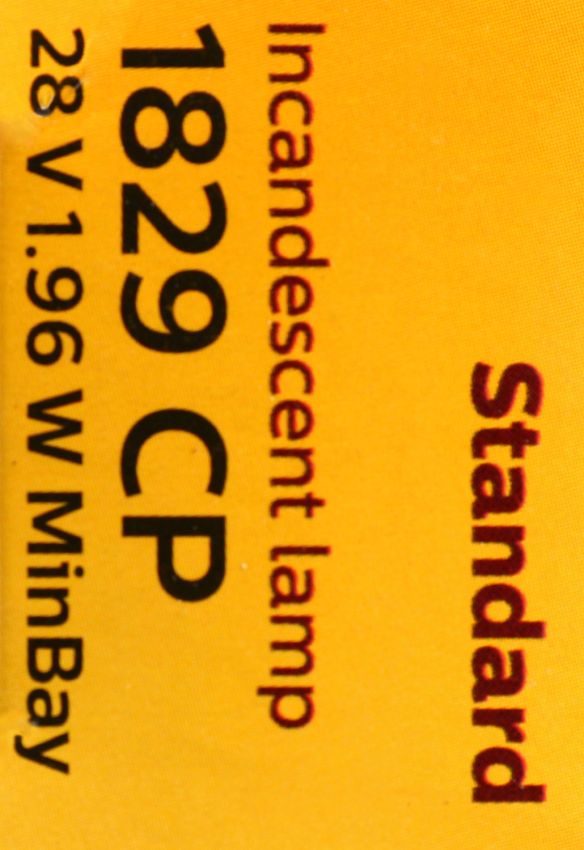 Philips 1829CP Philips Standard Miniature 1829 Pack of 10