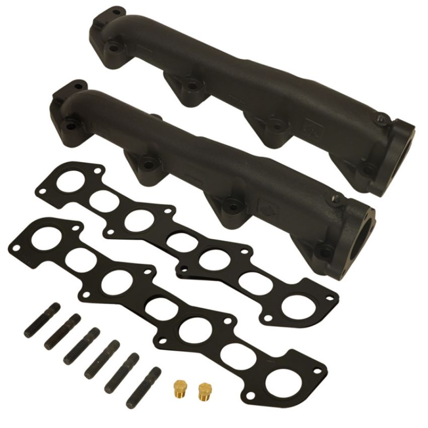 BD Diesel 1041482 Exhaust Manifold Set PowerStroke 6.4L - Ford 2008-2010 F-250/F-350/F-450/F-550