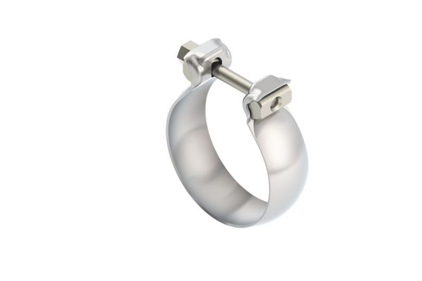 Borla 18328 Accessory - Stainless Steel Half Moon / Swivel Joint Clamp