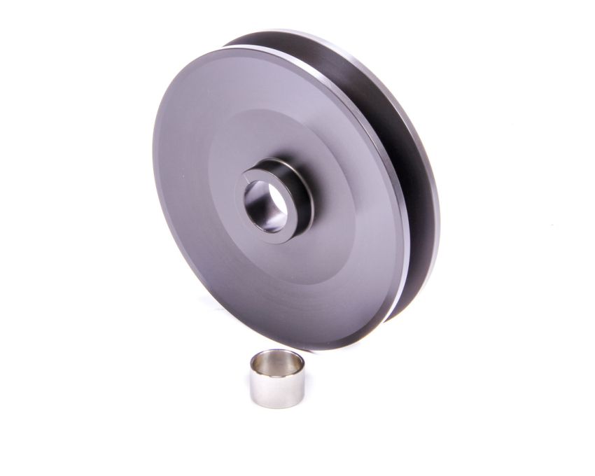 POWERMASTER PWM182 4in Dia Deep V-Belt Alt Pulley Billet Aluminum