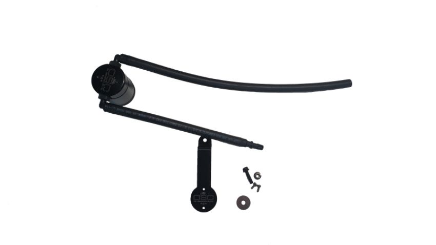 J&L 3045P-B 86-93 Ford Mustang 5.0 302 Passenger Side Oil Separator 3.0 - Black Anodized