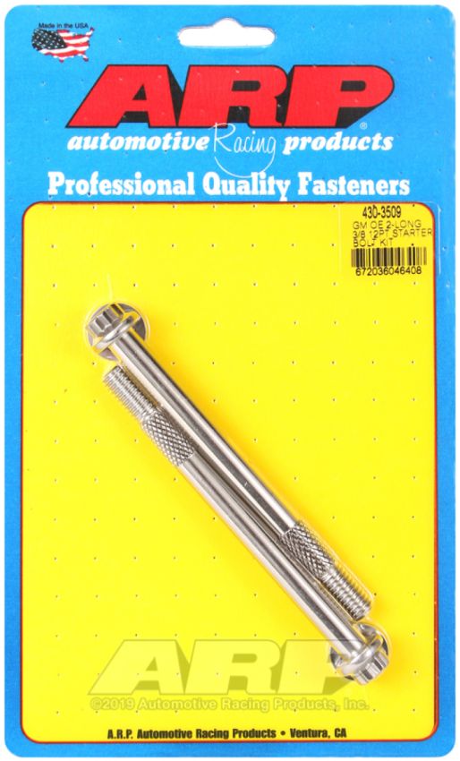 ARP ARP430-3509 S/S Starter 12pt Bolt Kit 3/8-16 x 4.660 UHL