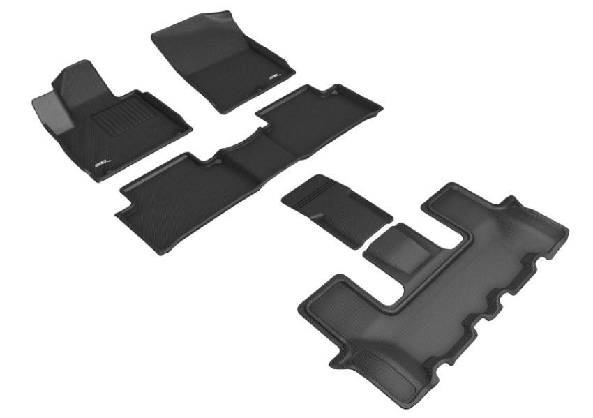 3D MAXpider L1KA05801509 21-23 Kia Sorento 6-Seat Kagu Black R1 R2 R3
