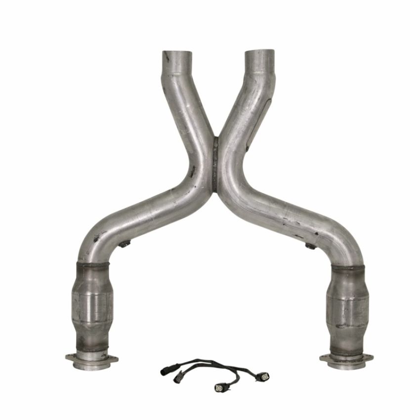 BBK Performance Parts 1658 2011-2014 MUSTANG GT 3.0 SHORT MID X PIPE W/ CATALYTIC CONVERTERS