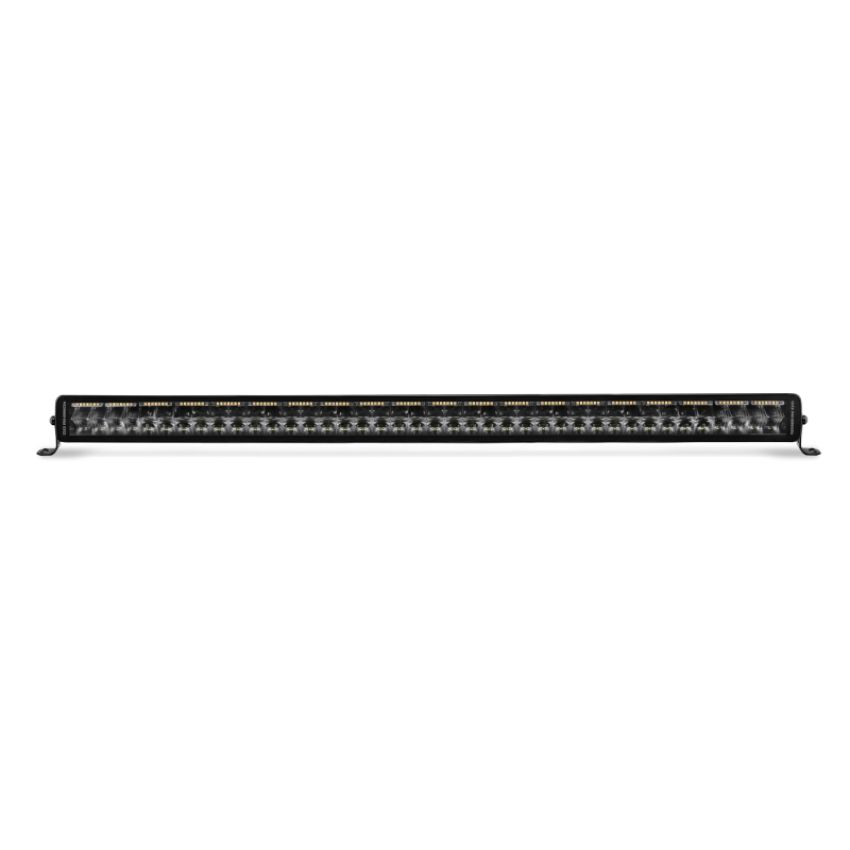 Go Rhino 754004012CDS Xplor Blackout Combo Series Dbl Row LED Light Bar w/Amber (Side/Track Mount) 40in. - Blk