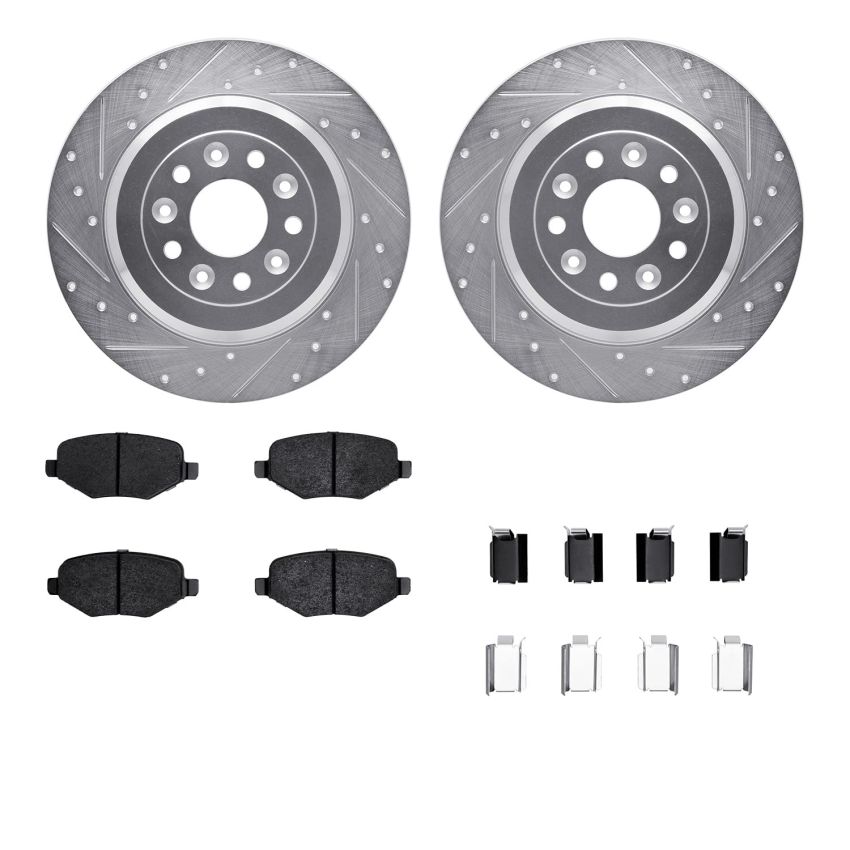 Dynamic Friction 7512-54195 Rotor Kit