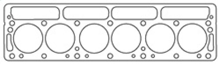 Cometic Gasket C4154-063 Cometic Triumph 1968-1971 TR6 I6 .063in Copper Cylinder Head Gasket-76mm Bore-Without Recessed Block