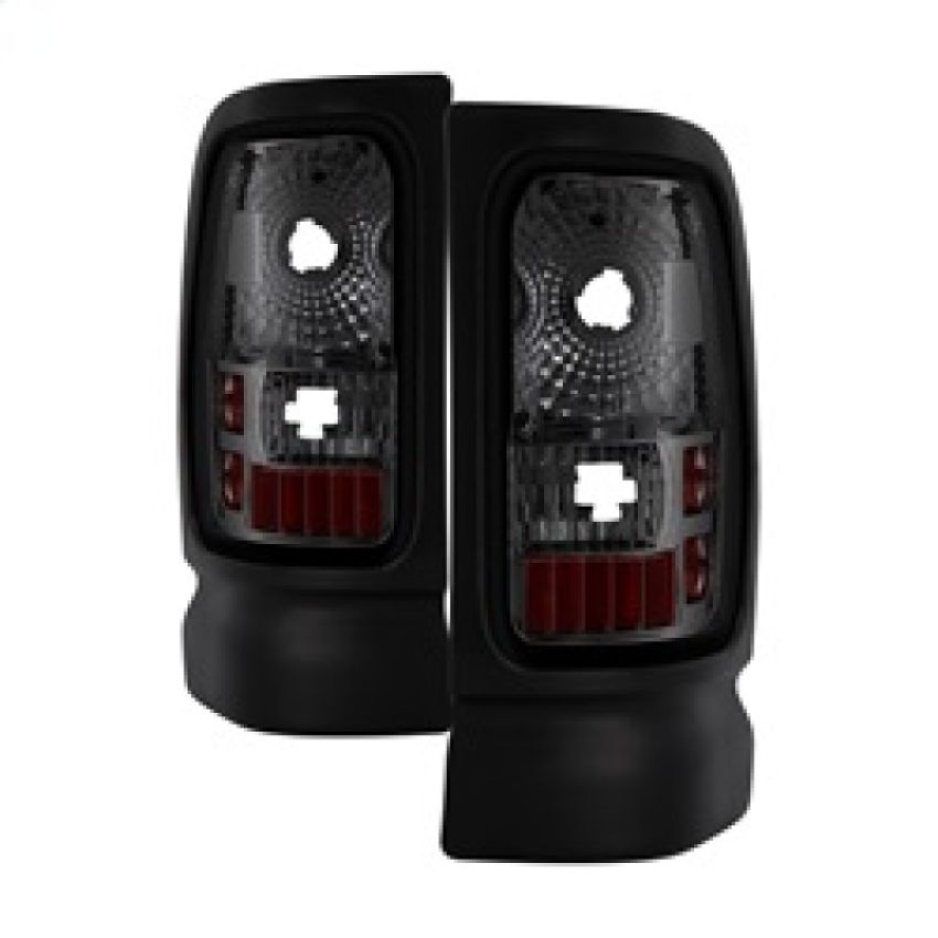 SPYDER 5012814 Xtune Dodge Ram 1500/2500/3500 94-01 Euro Style Tail Lights Smoke ALT-ON-DRAM94-SM