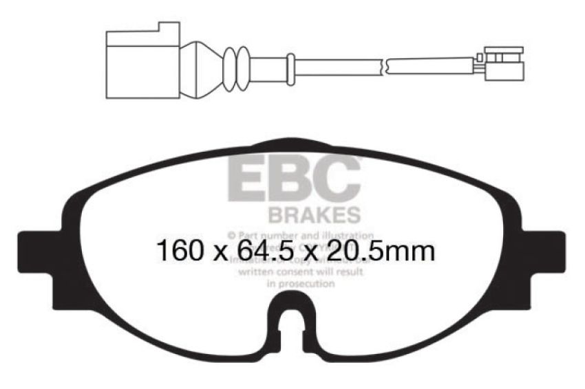EBC Brakes DP22150 Greenstuff 2000 Series Sport Brake Pads