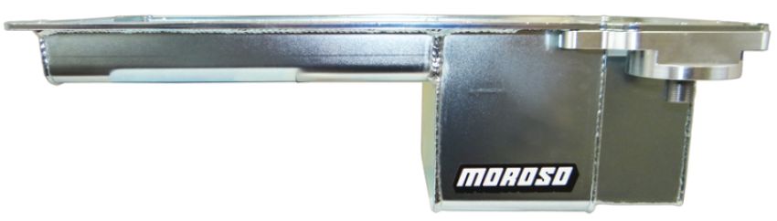 MOROSO MOR20150 GM LS 6qt Steel Oil Pan w/Oil Filter Adapter