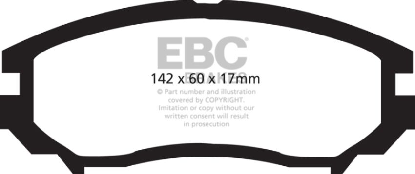 EBC Brakes DP21755 Greenstuff 2000 Series Sport Brake Pads