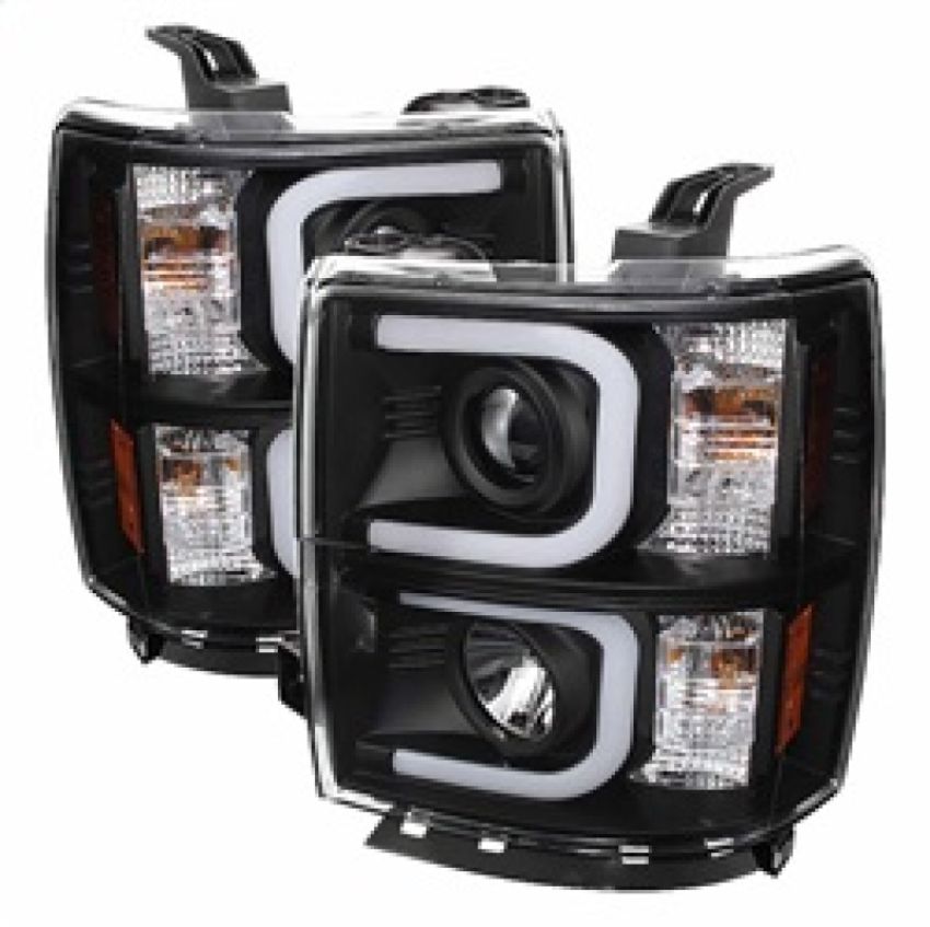 SPYDER 5079473 Projector Headlights - Light Bar DRL - Black