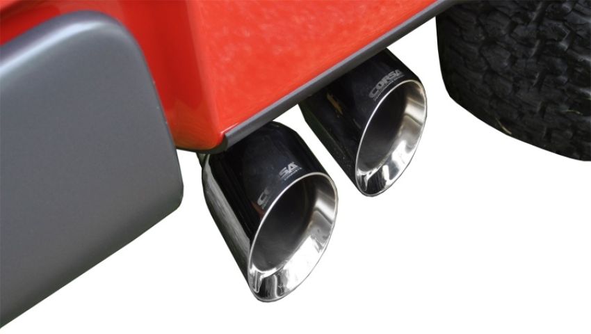 CORSA Performance 14388 Corsa 2010-2010 rd F-150 Raptor 5.4L V8 Polished Sport Cat-Back Exhaust