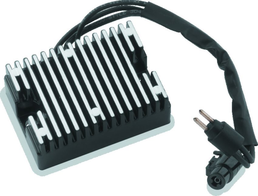 TwinPower 498253 Twin Power 94-03 XL Voltage Regulator Black Replaces H-D 74523-94 22 Amp