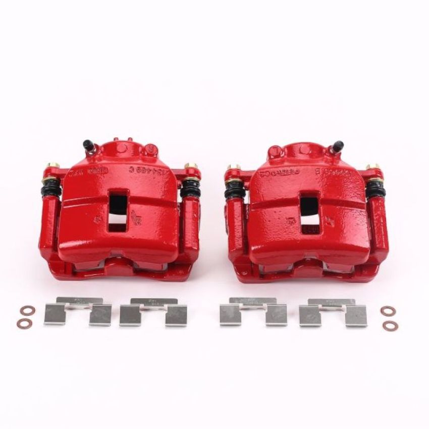 PowerStop S4780 Red Powder Coated Calipers
