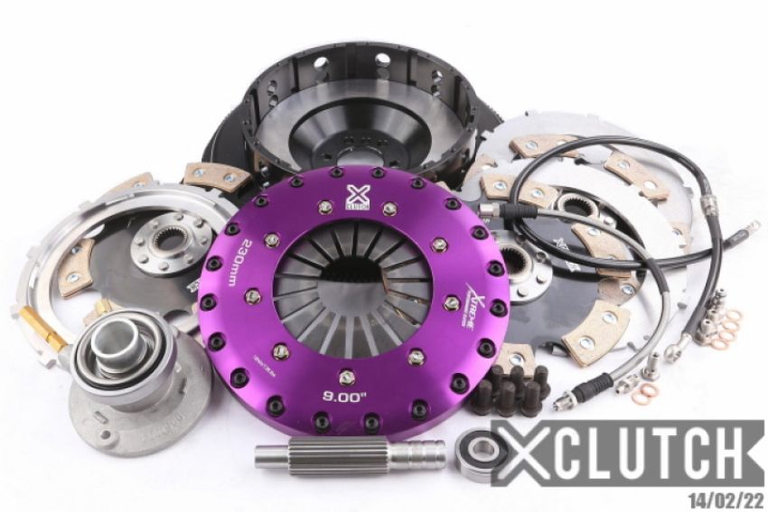 XCLUTCH XKGM23632-3E 15-17 Chevrolet SS Base 6.2L 9in Triple Solid Ceramic Clutch Kit