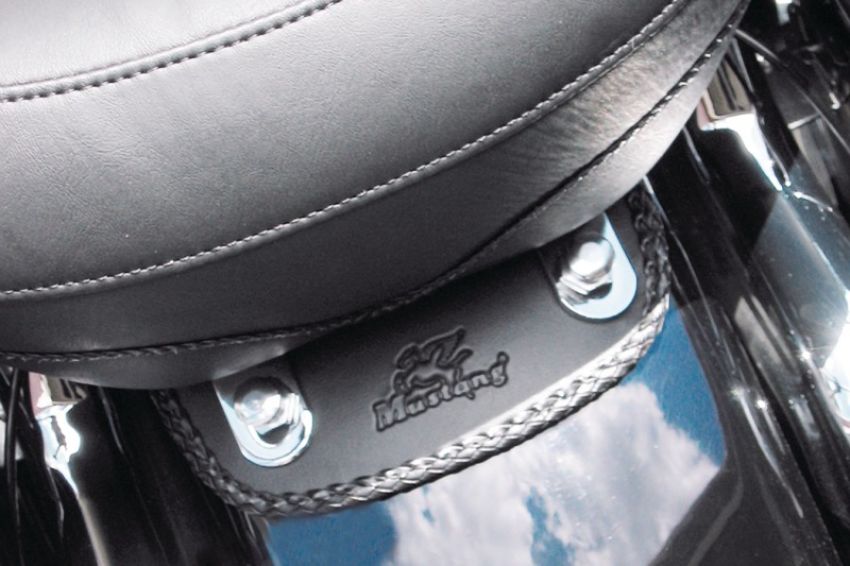 Mustang Motorcycle 78064 Mustang 97 21 Harley FL Touring Mini Fender Bib - Black