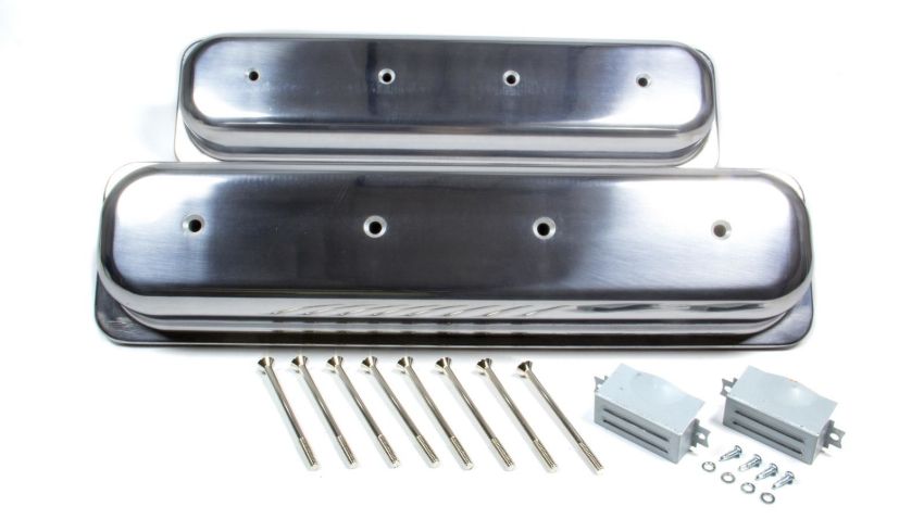 RACING POWER CO-PACKAGED RPCR6036 SBC Alum Short Center Bolt V/C Plain Polished