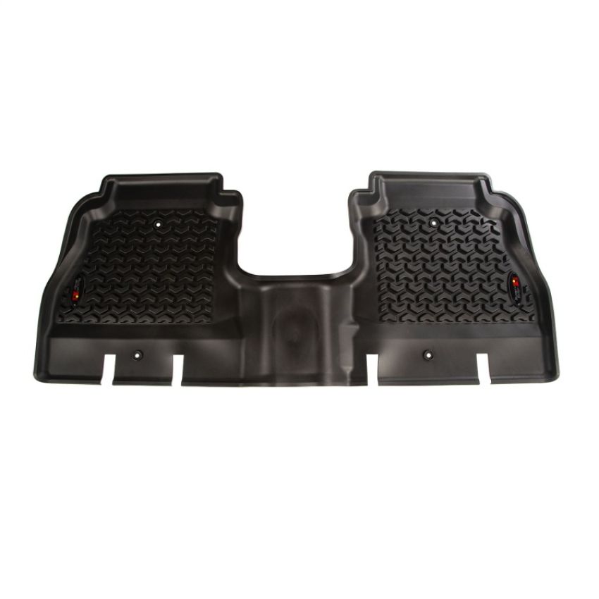 Rear Floor Liners Black 18-   Jeep Wrangler JL